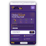 Chicken & Broccoli Fresh Dog Food | Zero Preservatives