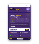 Chicken & Broccoli Fresh Dog Food | Zero Preservatives